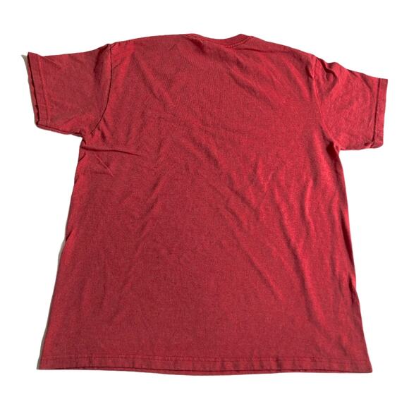 Delta MEDIUM Red USA United States America Stars Map Shirt Tee T-Shirt - Picture 3 of 4